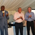 Frank Bruno, Peter Shilton and Pat Jennings